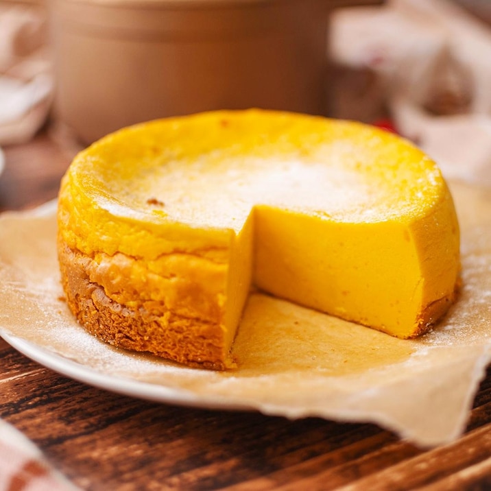 銅鍋てふてふで作る 簡単! かぼちゃのチーズケーキ